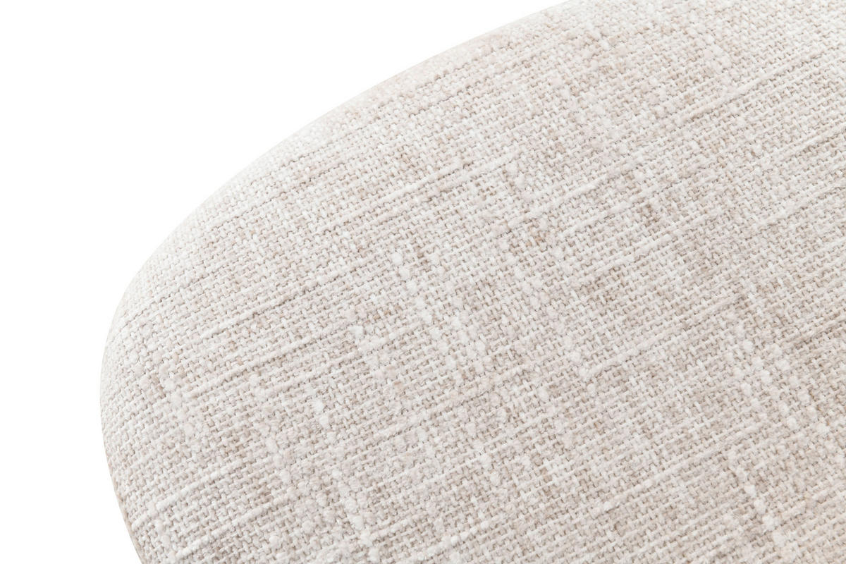 STUHL  in Eisen Leinenoptik Holz, Metall, Textil  - Eichefarben/Beige, Basics, Holz/Textil (55/80/57cm) - Livetastic