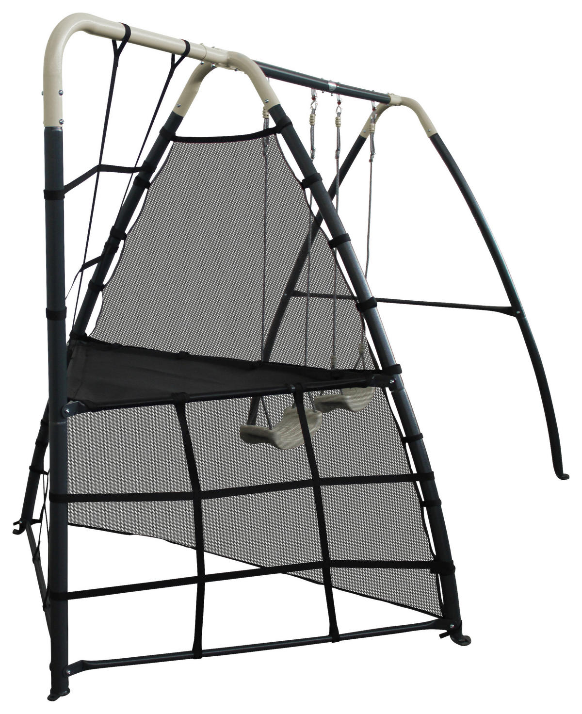 SCHAUKEL A030.252.00  - Anthrazit/Creme, Konventionell, Metall (191/190/287cm)