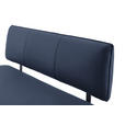 SITZBANK 180/86,5/60 cm  in Schwarz, Dunkelblau  - Schwarz/Dunkelblau, Design, Textil/Metall (180/86,5/60cm) - Cantus