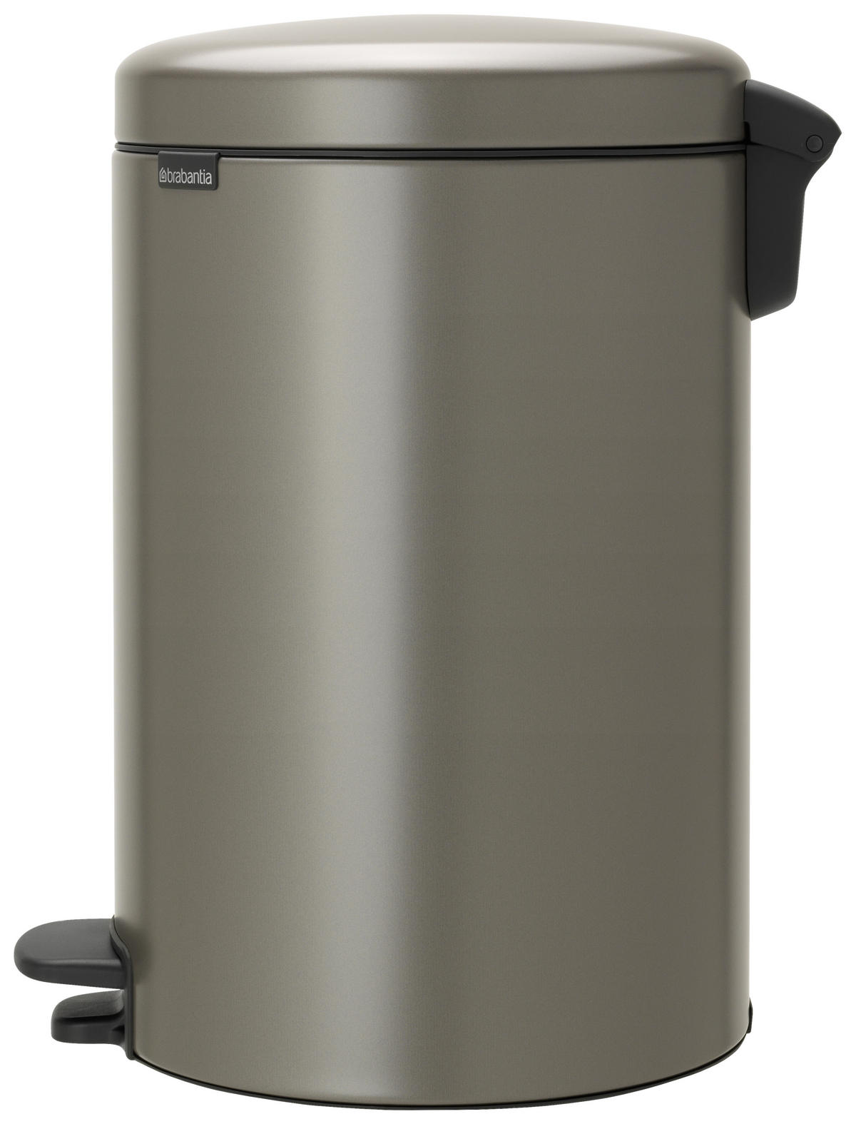 ABFALLEIMER 20 l  Metall  - Platinfarben, Design, Kunststoff/Metall (29/46,7/38cm) - Brabantia