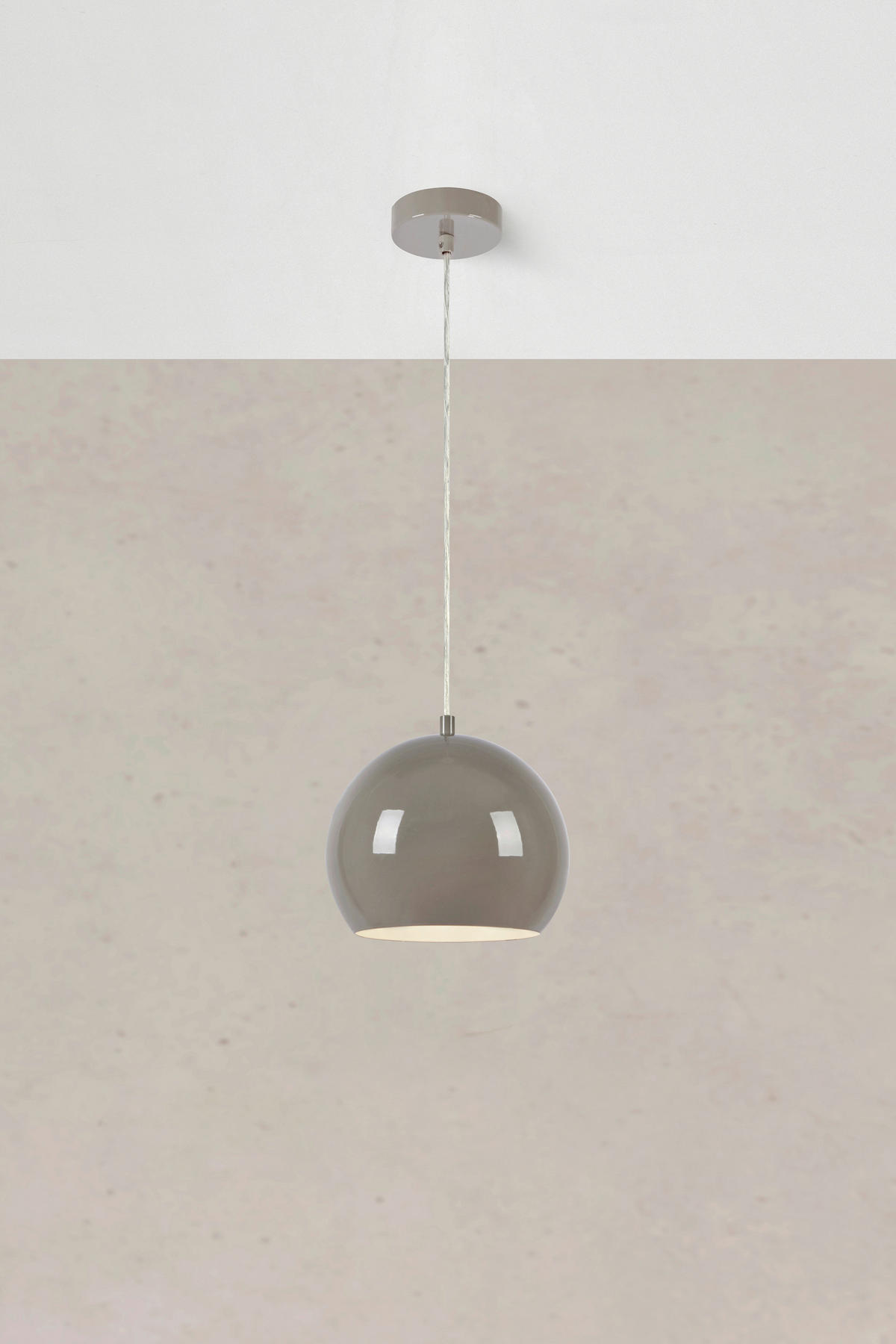 PENDELLEUCHTE 20/17,5 cm  - Hellgrau, Design, Metall (20/17,5cm) - Markslöjd