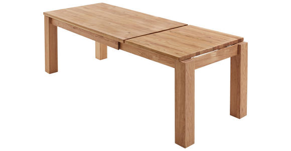 AUSZIEHTISCH in Holz 160-230/90/76 cm  - Eichefarben, Basics, Holz (160-230/90/76cm) - Linea Natura