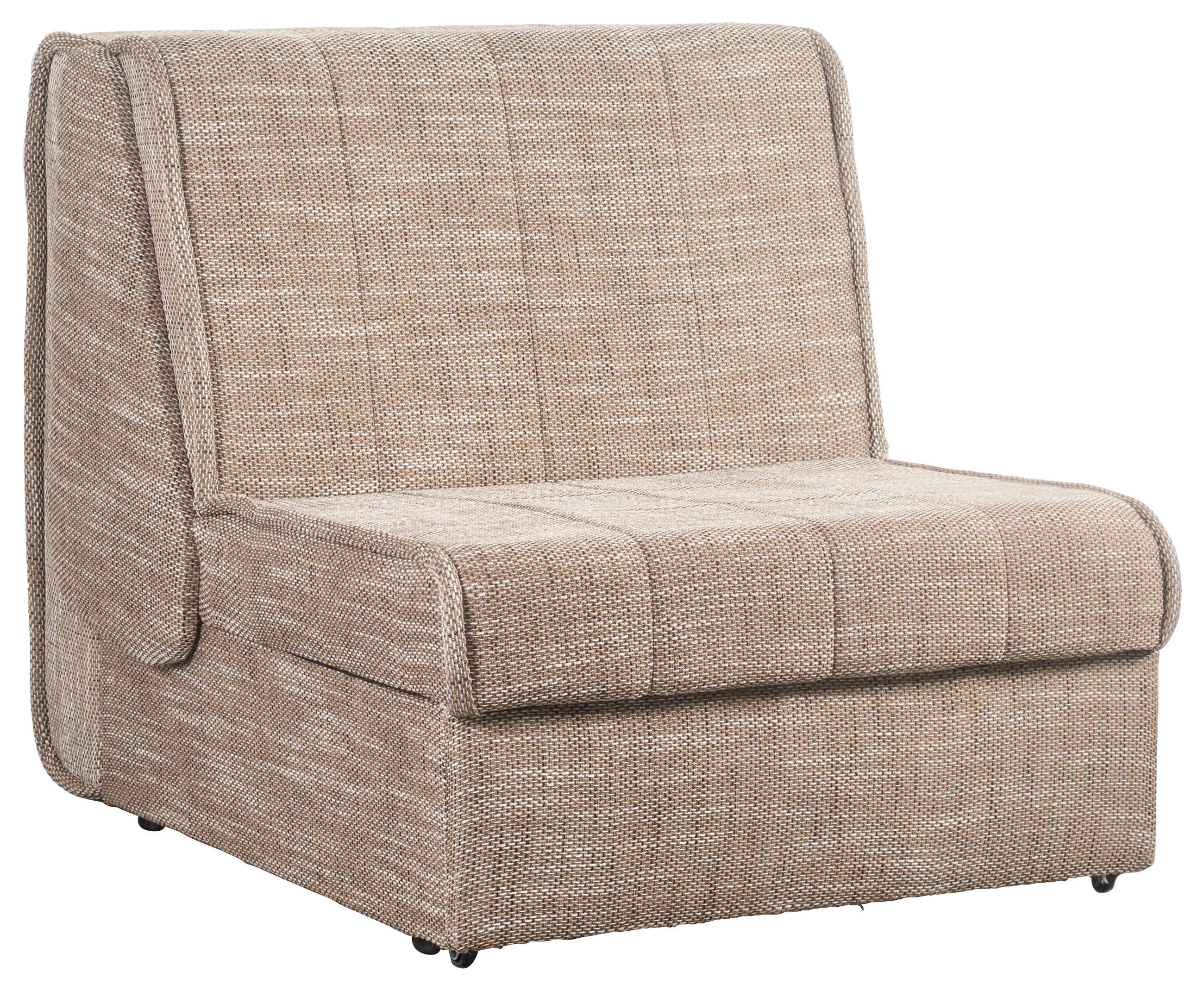 FOTELJ Z LEŽIŠČEM,  rjava les - rjava, Konvencionalno, les (86/87/110cm) - Boxxx