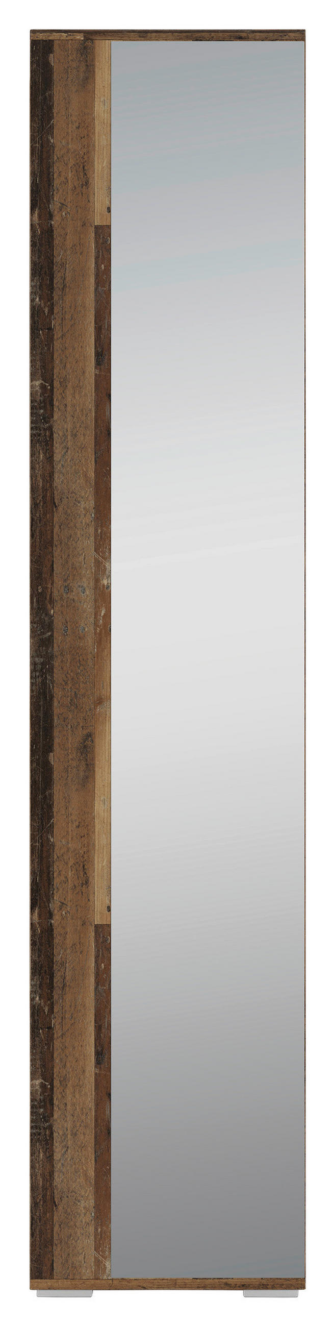 GARDEROBENSCHRANK Ben  in 40/184/35 cm  - Alteiche, MODERN, Glas/Holzwerkstoff (40/184/35cm) - MID.YOU