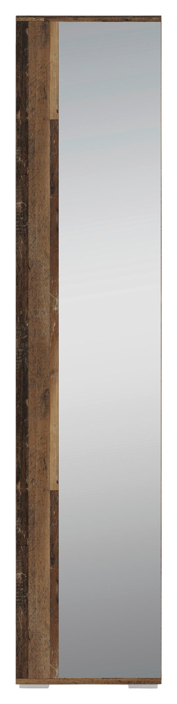 Thumbnail - Mid.you Garderobenschrank Ben, Alteiche, Glas, Holzwerkstoff, 2 Fächer, 40x184x35 cm, FSC Mix, Typenauswahl, Garderobe, ...