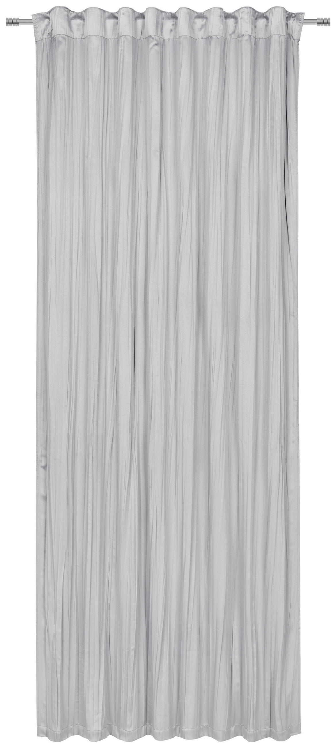 FERTIGVORHANG blickdicht  - Hellgrau, Design, Textil (122/255cm) - Novel