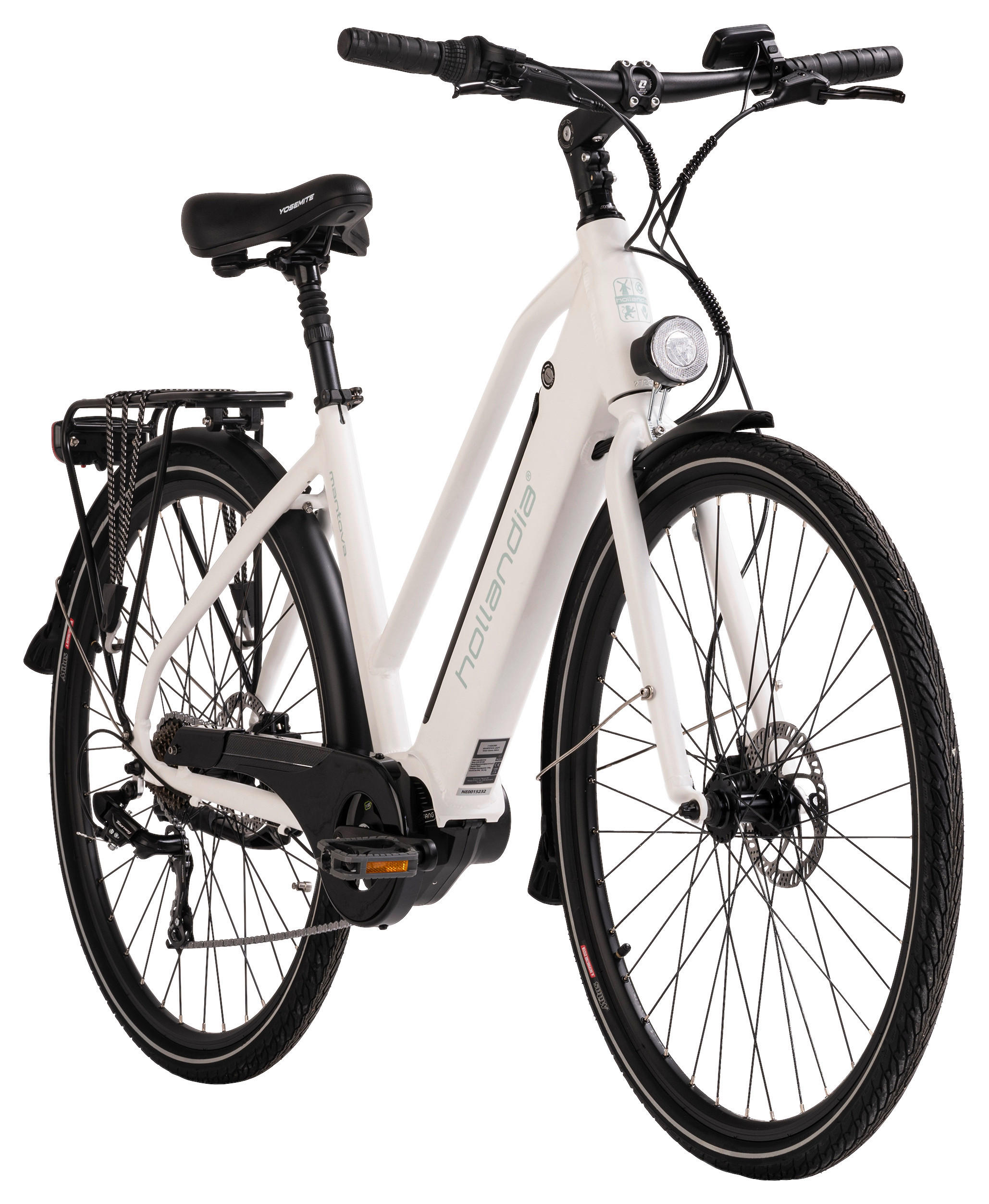 ELEKTROFAHRRAD - Weiß, Basics, Metall (180/70/100cm) - Atrigo