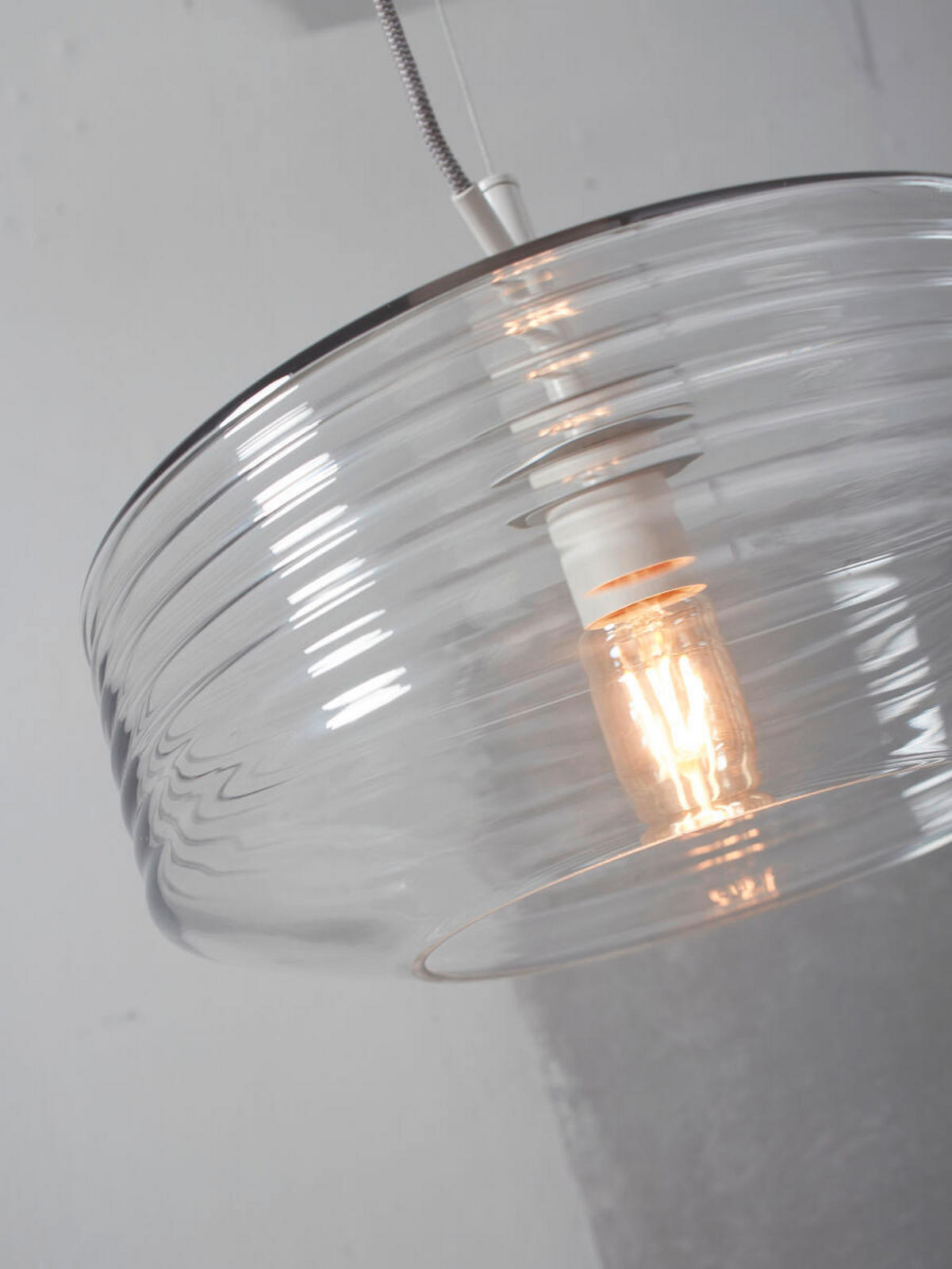 HÄNGLAMPA 35/31 cm  - transparent, Trend, glas (35/31cm) - It's about Romi