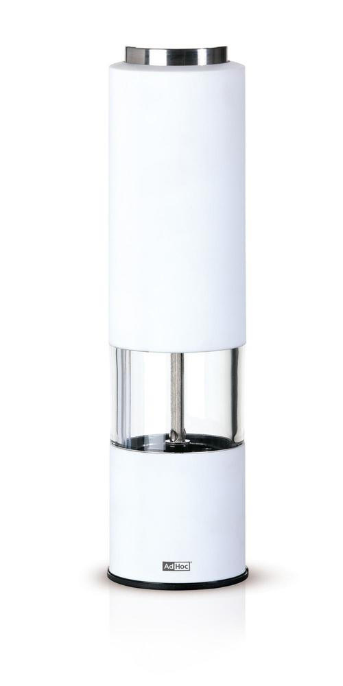 ELEKTR. SALZ-/PFEFFERMÜHLE TROPICA WEIß  - Weiß, Design, Keramik/Kunststoff (5,0/21,5cm) - AdHoc