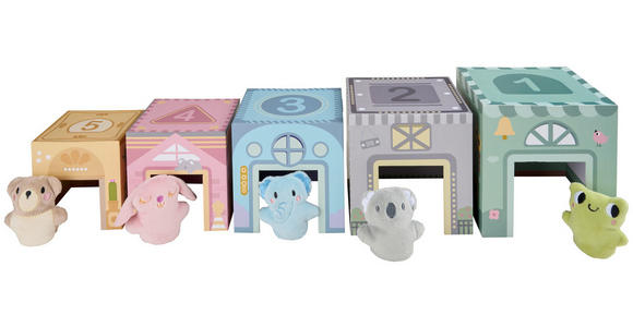 STAPELTURM - Multicolor, Basics, Papier/Textil (13/55,5/13cm) - My Baby Lou