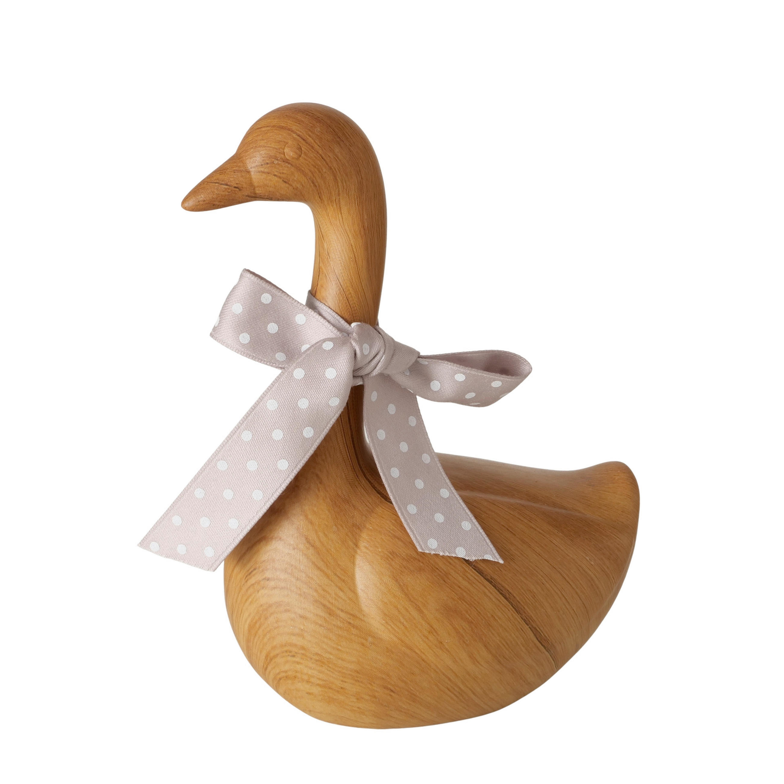 DEKOR ÁLLATFIGURA - világosbarna, Basics, textil/kerámia (12,5/8/16,5cm)