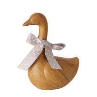 DEKOR ÁLLATFIGURA - világosbarna, Basics, textil/kerámia (12,5/8/16,5cm)