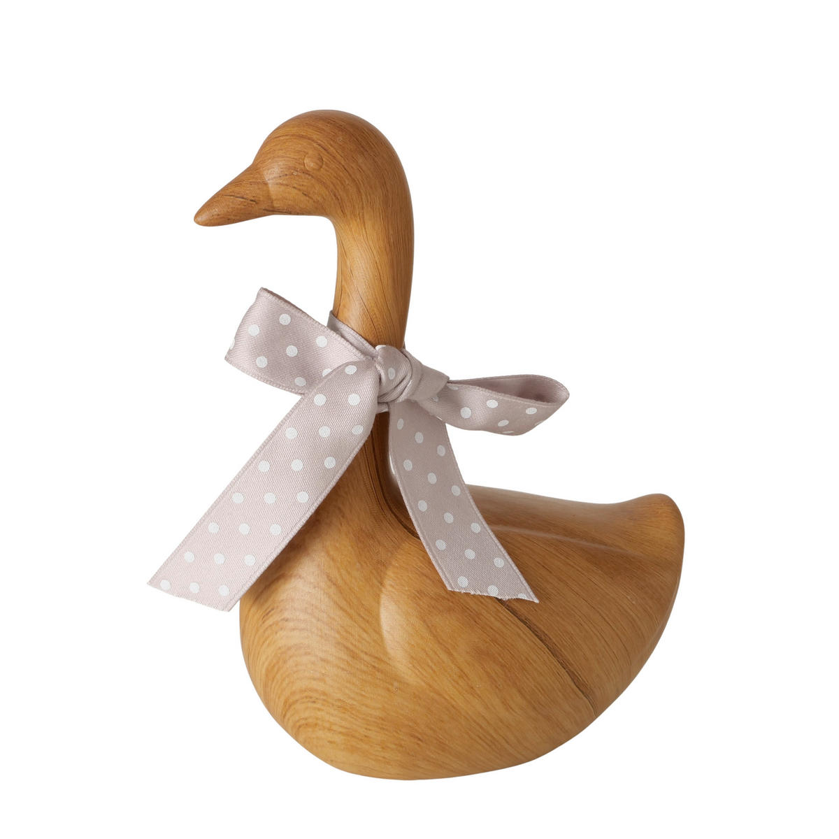 DEKOR ÁLLATFIGURA - világosbarna, Basics, textil/kerámia (12,5/8/16,5cm)