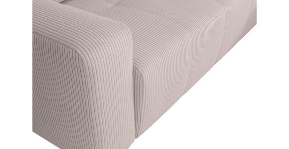 ECKSCHLAFSOFA  mit Cord Hellbraun  - Hellbraun/Schwarz, KONVENTIONELL, Textil (248/146cm) - Xora