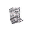 SESSELAUFLAGENSET Blume  - Anthrazit/Weiß, Basics, Textil (50/9/120cm)