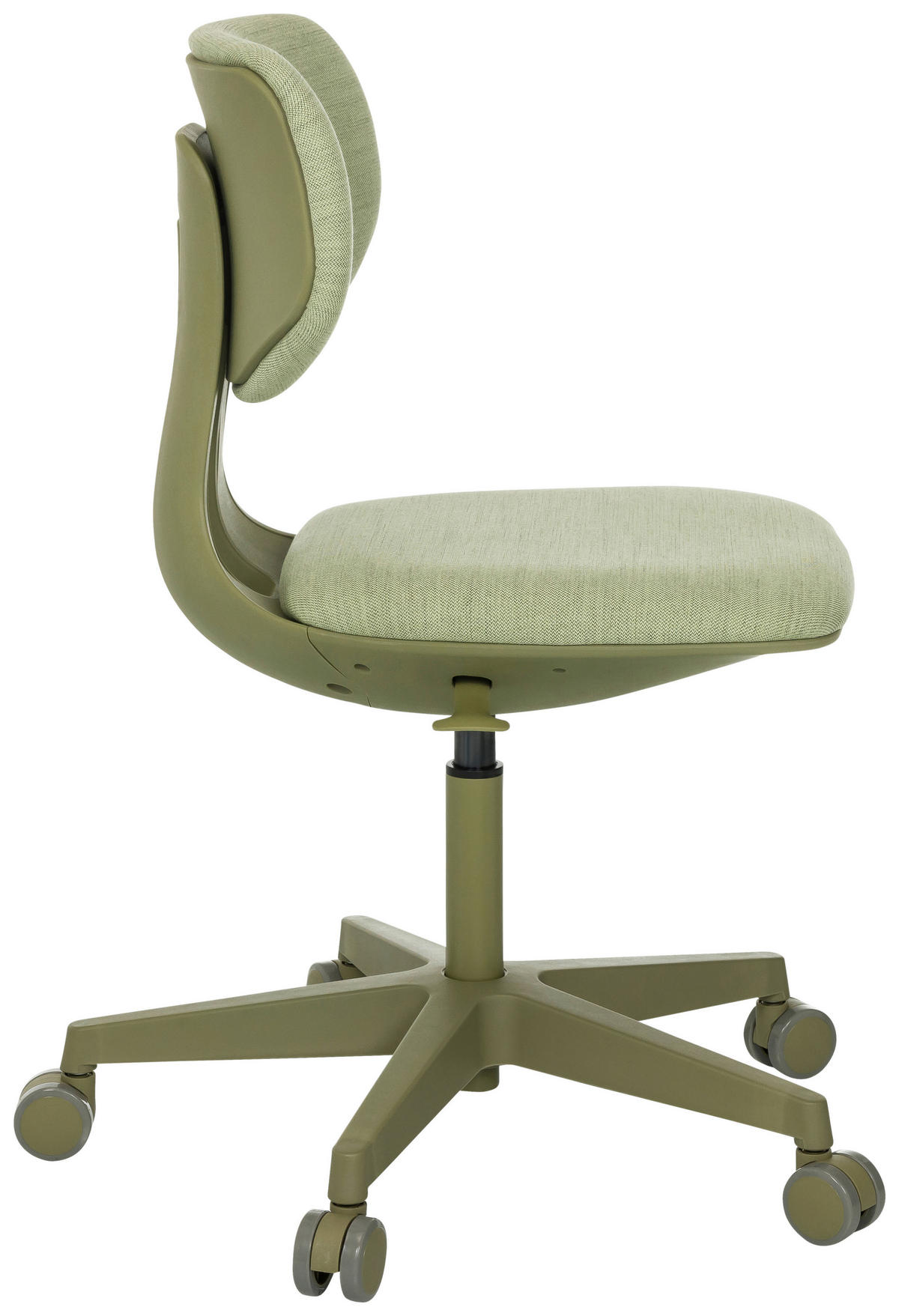 OTOČNÁ ŽIDLE PRO MLÁDEŽ, zelená - zelená, Moderní, textil/plast (51/72 - 87/51cm) - MID.YOU