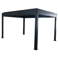 PAVILION 396/231/299 cm  - antracit, Design, metal (396/231/299cm) - Amatio