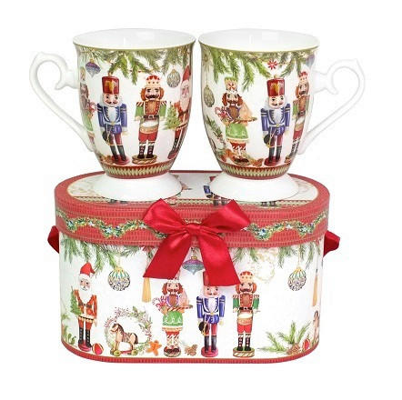 KAFFEEBECHER  320 ml   - Multicolor, LIFESTYLE, Karton/Keramik (8,5/10,7cm) - X-Mas