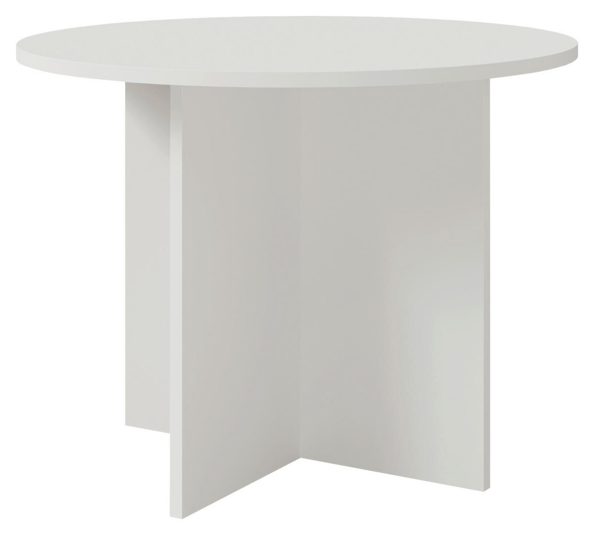 ESSTISCH in Holzwerkstoff 100/100/76 cm  - Weiß, Design, Holzwerkstoff (100/100/76cm) - Lomoco