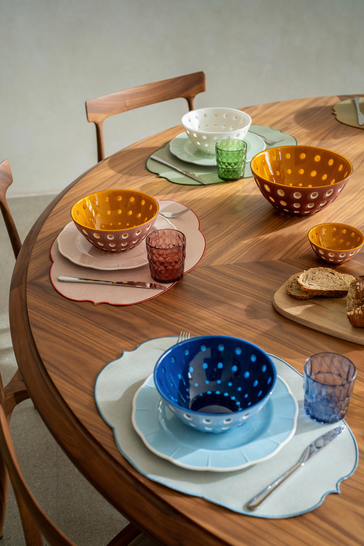 SCHÜSSEL Le Murrine   - Weiß Hochglanz/Perlmutt, Basics, Kunststoff (2700ml) - GUZZINI