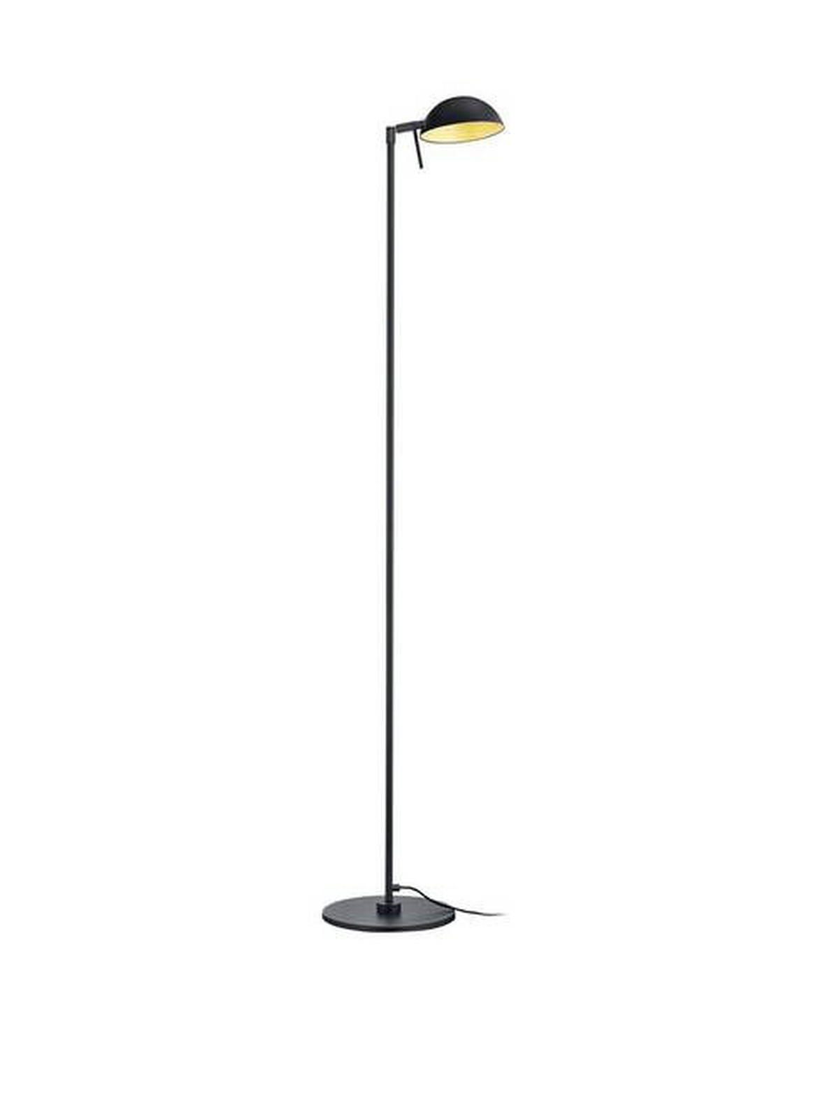 LED-STEHLEUCHTE    - Goldfarben, Design, Metall (130/22/40cm) - Hell