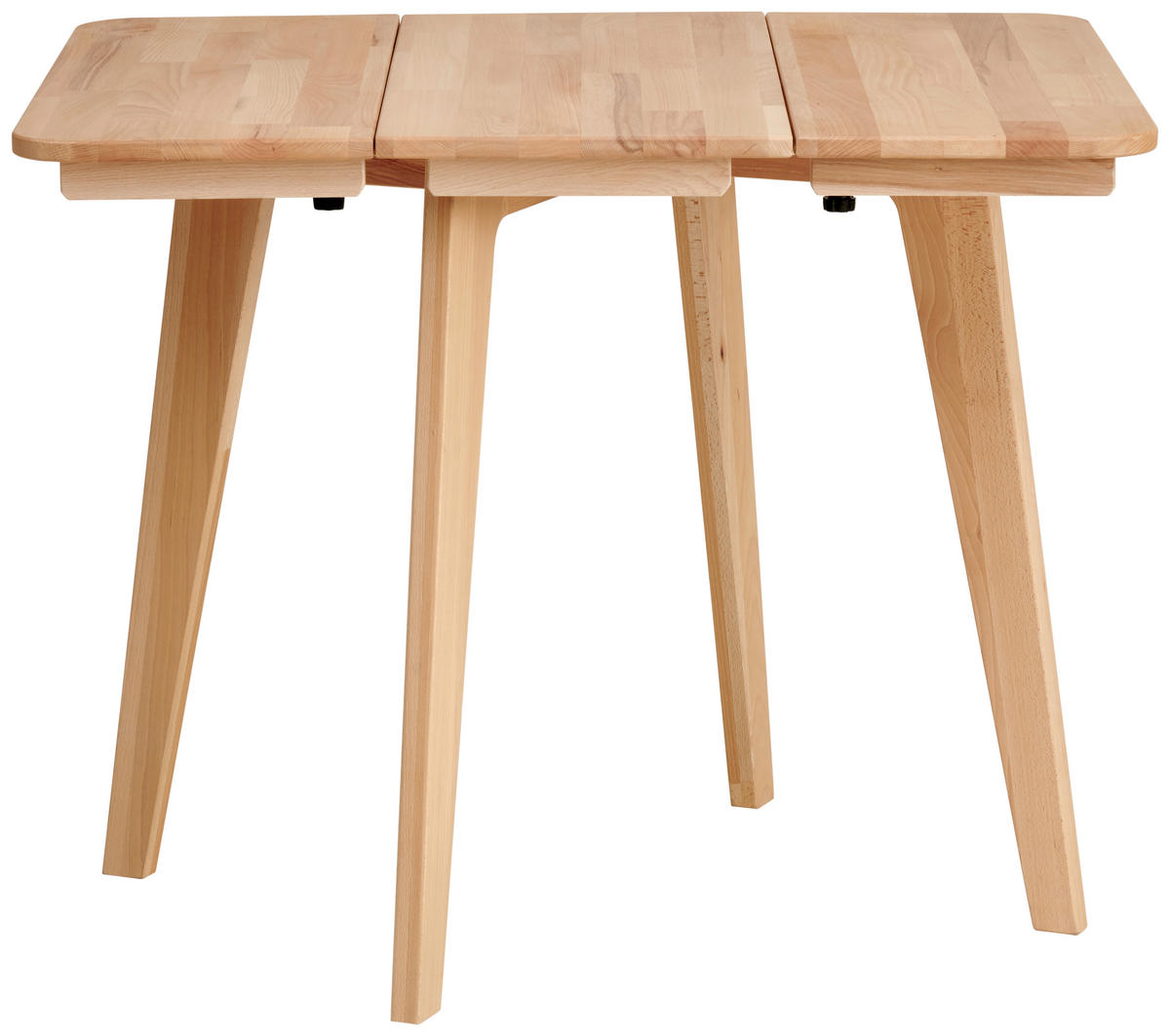KLAPPTISCH Kernbuche massiv rechteckig Kernbuche  - Kernbuche, Natur, Holz (94/75/75cm) - Livetastic