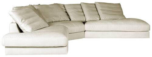 SOFFA i beige  - beige, Klassisk, metall/trä (320/81/320cm) - Novel