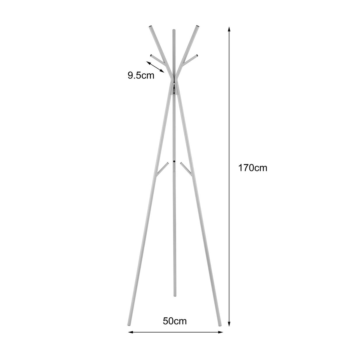 KLEIDERSTÄNDER Kaschmir 50/171/50 cm   - Kaschmir, Basics, Metall (50/171/50cm) - Carryhome