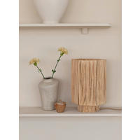 TISCHLEUCHTE Good & Mojo 22/22/36 cm   - Hellbraun, Basics, Naturmaterialien (22/22/36cm) - Good & Mojo