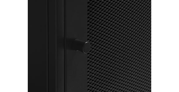 KOMMODE Schwarz  120/80/35 cm  - Goldfarben/Schwarz, Trend, Metall (120/80/35cm) - Xora