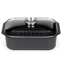 BRÄTER GOURMET 8 L  - Schwarz, Basics, Metall (26/40cm) - GSW
