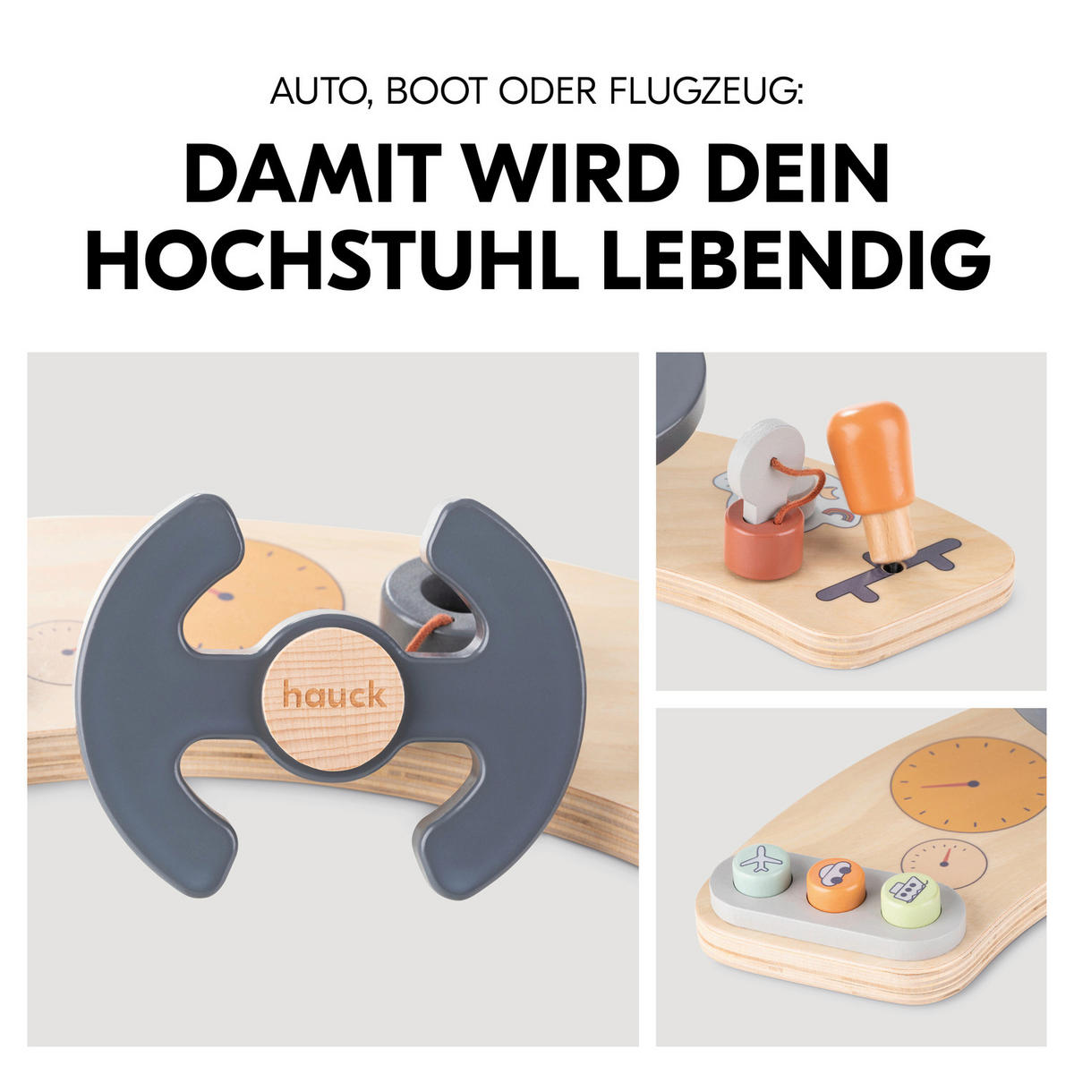 MOTORIKSPIEL Play Cockpit  - Multicolor, Basics, Holz (37/8,3/15cm) - Hauck