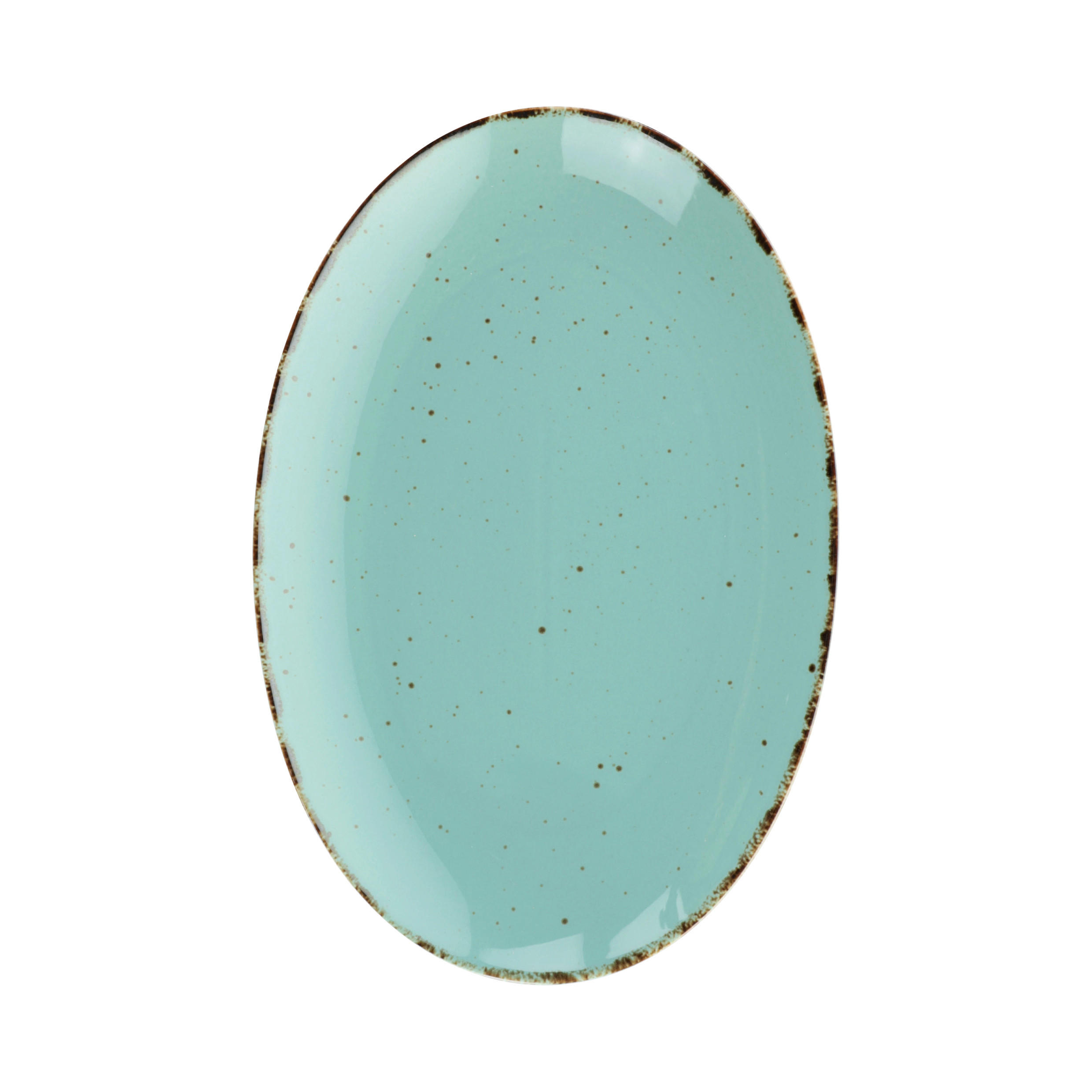 SERVIERPLATTE - Türkis, LIFESTYLE, Keramik (21/31cm) - Landscape