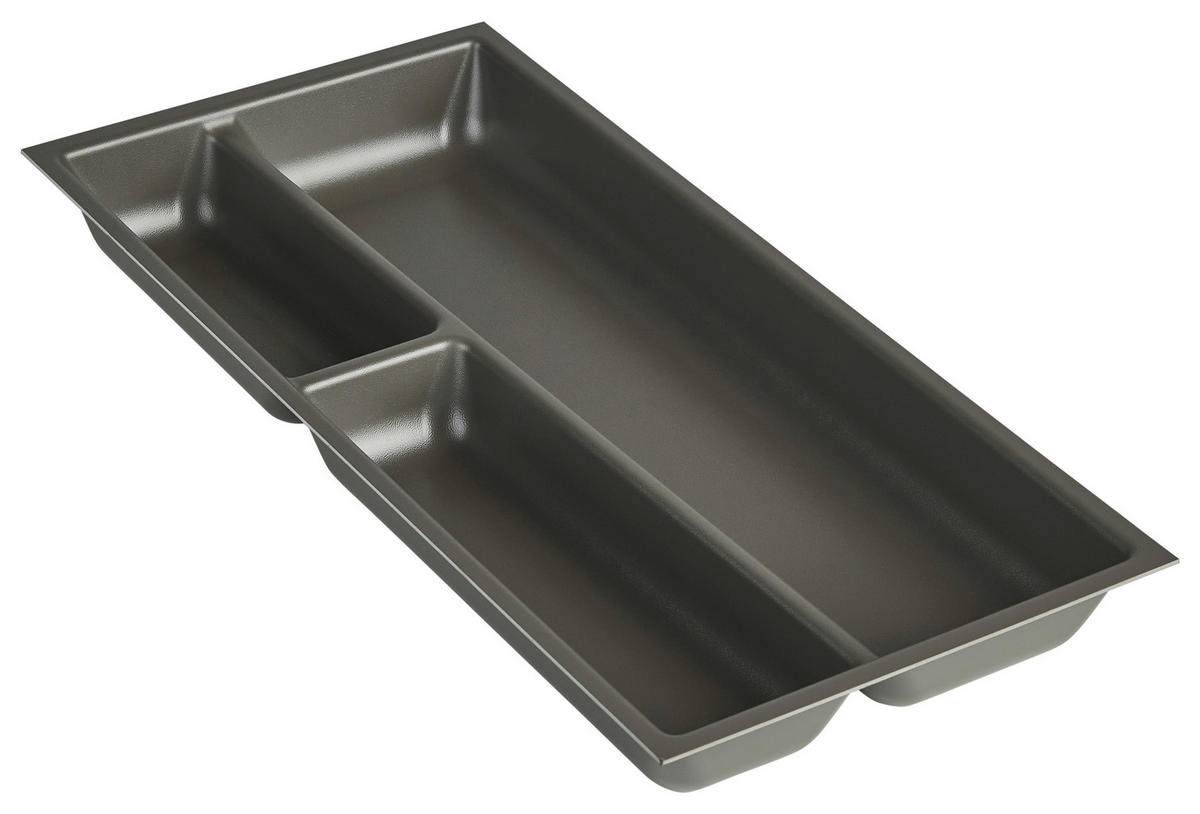 BESTECKEINSATZ - Schieferfarben, Basics, Kunststoff (30/4,9/50cm) - Nobilia