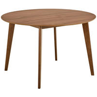 Masă din lemn, material pe bază de lemn, 105/105/76 cm,   - nucă, Konventionell, lemn/material pe bază de lemn (105/105/76cm) - MID.YOU
