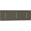 HAKENLEISTE  in Taupe  - Taupe, Design, Holzwerkstoff/Metall (100/25/3cm) - Moderano