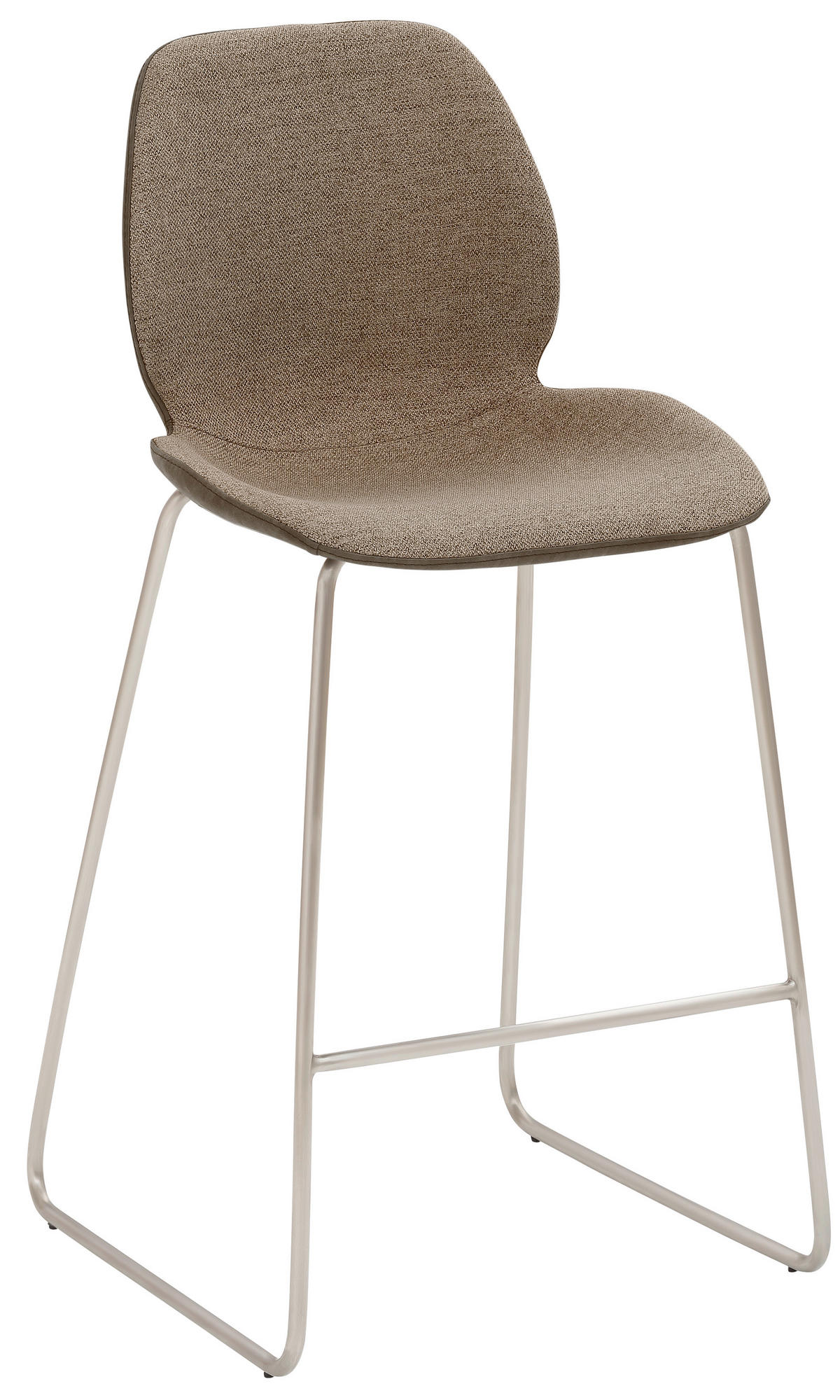 TRESENSTUHL Webstoff Schlammfarben, Edelstahlfarben, Sandfarben  - Sandfarben/Edelstahlfarben, KONVENTIONELL, Textil/Metall (49/97/52cm) - Livetastic