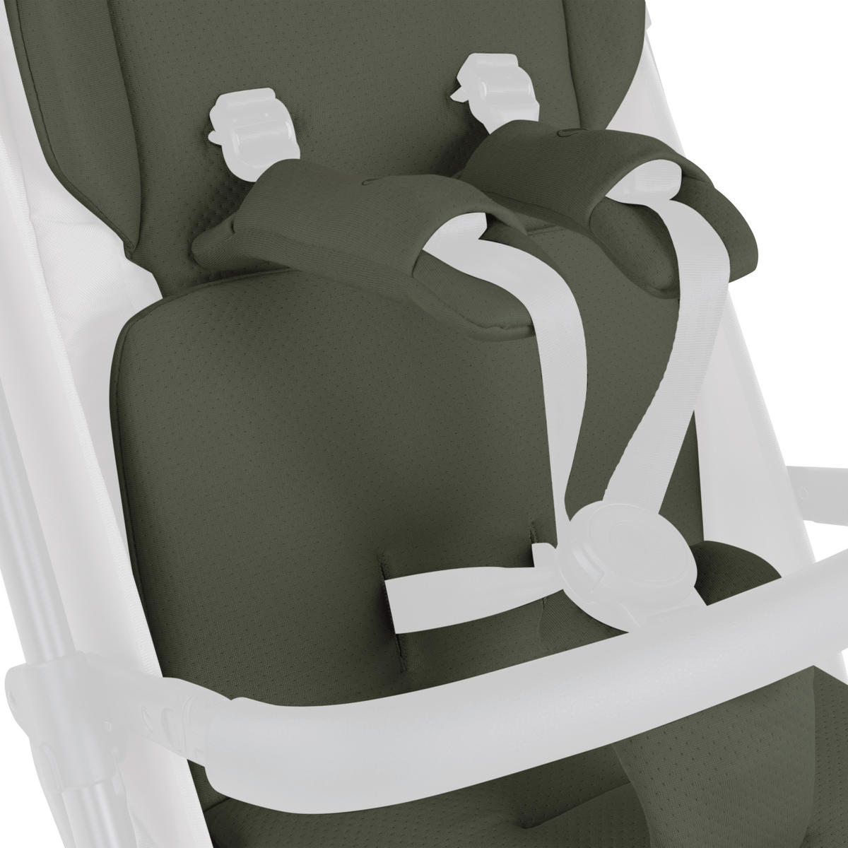 KINDERWAGENEINLAGE Einlagen-Set Buggy  - Olivgrün, Basics, Textil (31,5/27/6,5cm) - ABC Design