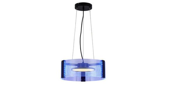 LED-HÄNGELEUCHTE 40/120 cm - Transparent/Schwarz, Design, Kunststoff/Metall (40/120cm) - Novel