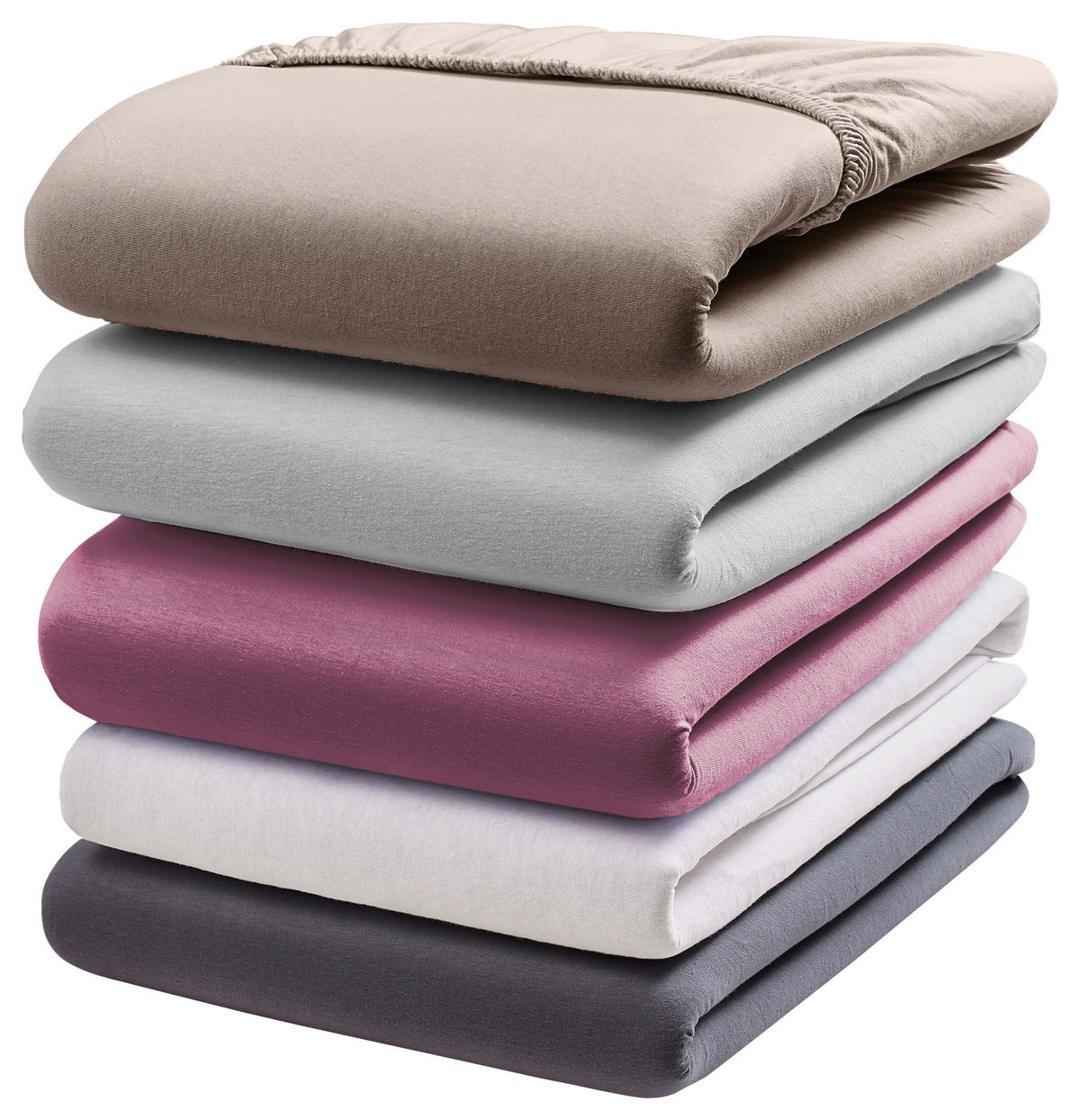 SPANNBETTTUCH Zermatt Biber  - Silberfarben, KONVENTIONELL, Textil (100/200cm) - Esposa