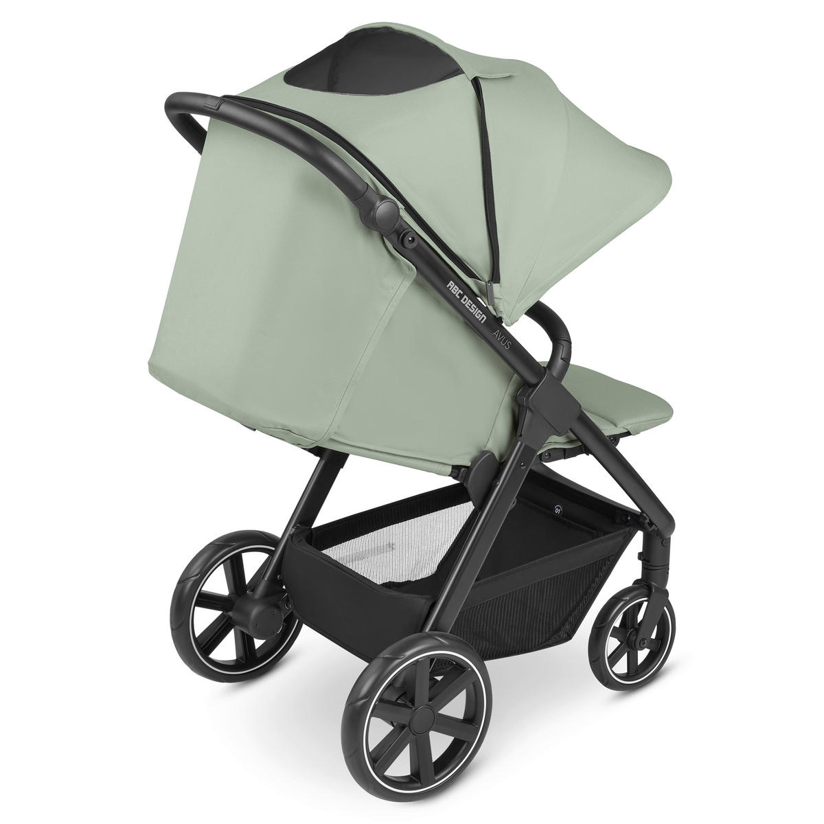 GOLFOVÝ KOČÁREK - černá/mátově zelená, Basics, kov/textil (46,5/23,5/72cm) - ABC Design