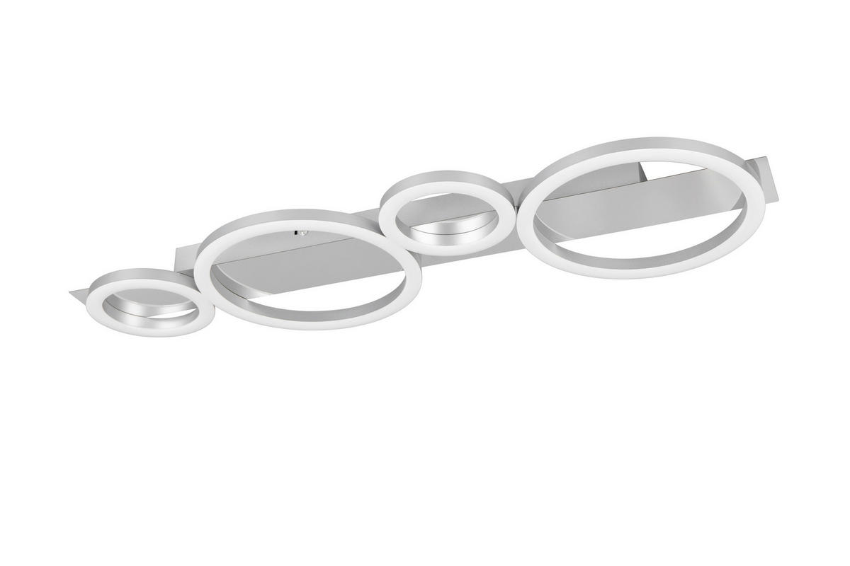 LED-DECKENLEUCHTE    72/5,5/23 cm  - Chromfarben/Weiss, Design, Kunststoff/Metall (72/5,5/23cm)