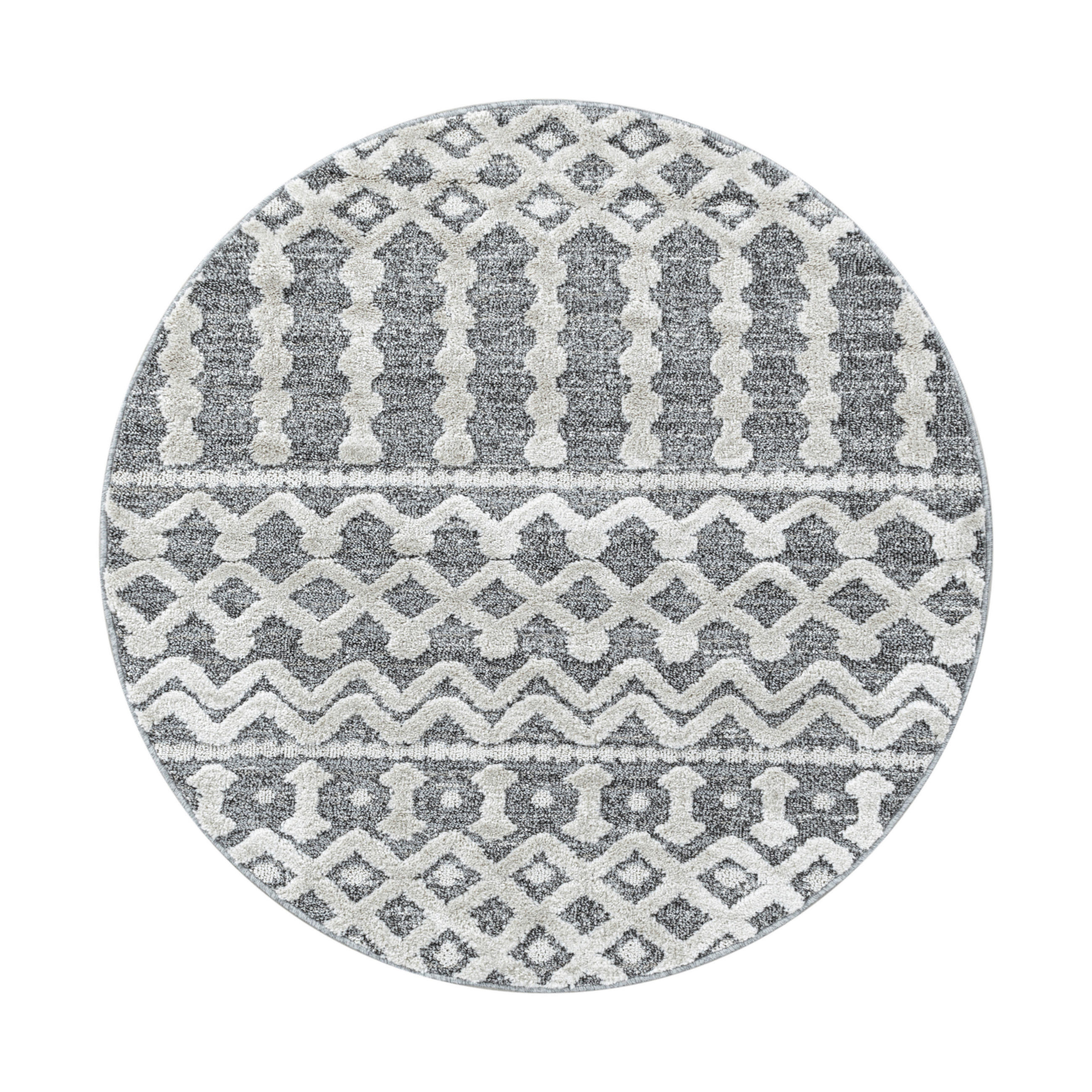 WEBTEPPICH 200 cm Pisa 4710 grau  - Grau, KONVENTIONELL, Textil (200cm) - Novel
