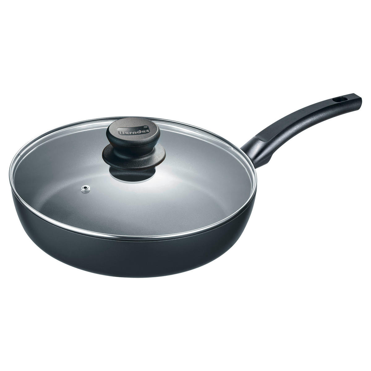 SCHMORPFANNE SPECIALS 28 cm  - Schwarz, Basics, Glas/Metall (28cm) - Berndes