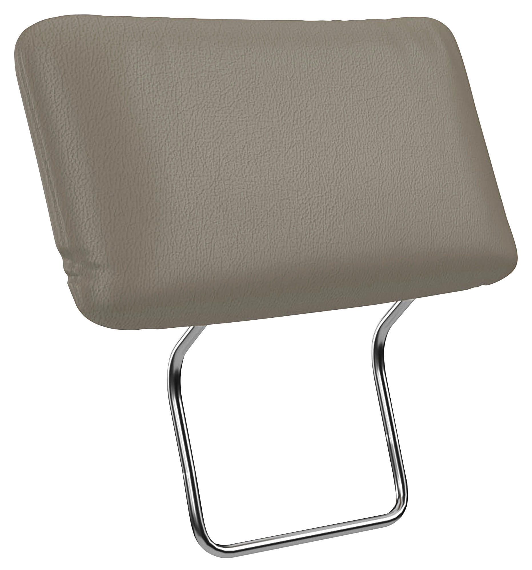 KOPFSTÜTZE - Grau, MODERN, Leder (50/25/12cm) - Sit & More