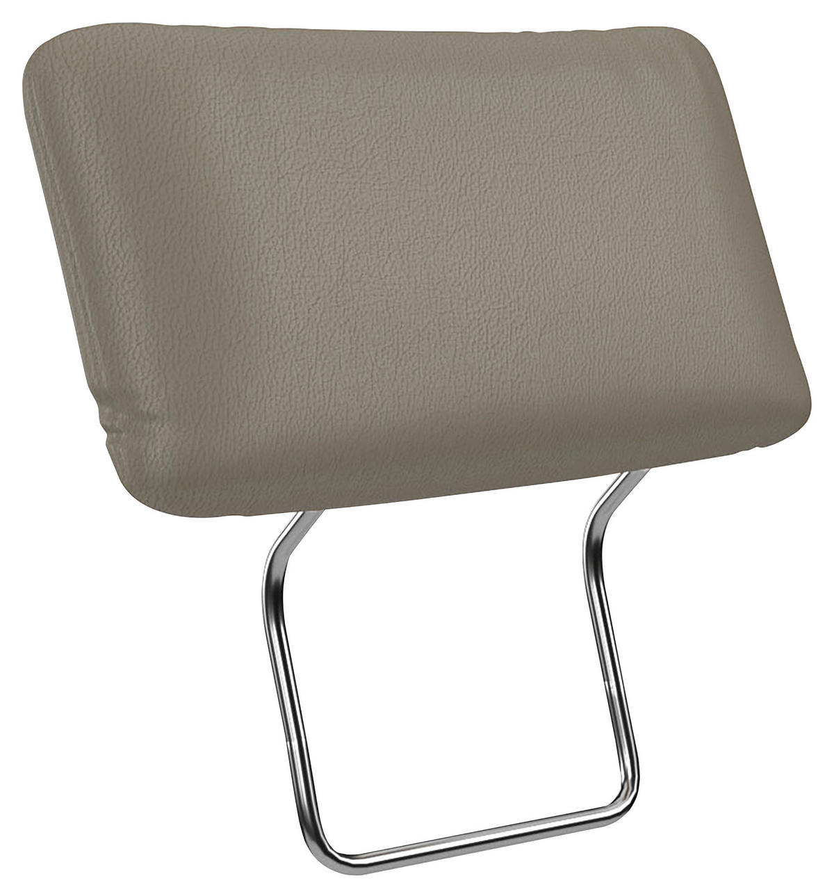 KOPFSTÜTZE - Grau, MODERN, Leder (50/25/12cm) - Sit & More
