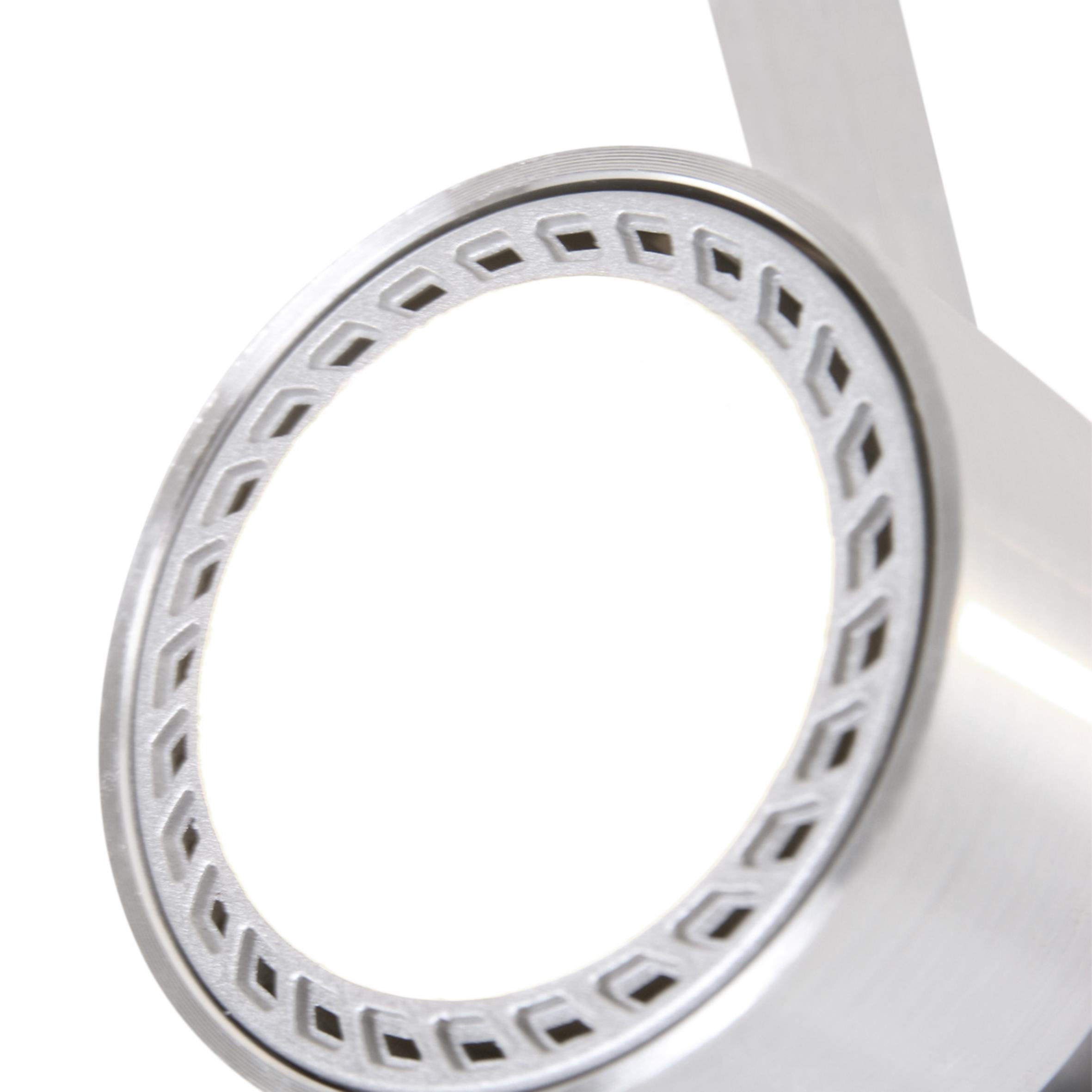 DECKENLEUCHTE 12/12/12 cm   - Silberfarben, Trend, Metall (12/12/12cm)