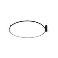 DECKENLEUCHTE Ring 16/60/60 cm  - Schwarz, Design, Metall (16/60/60cm)