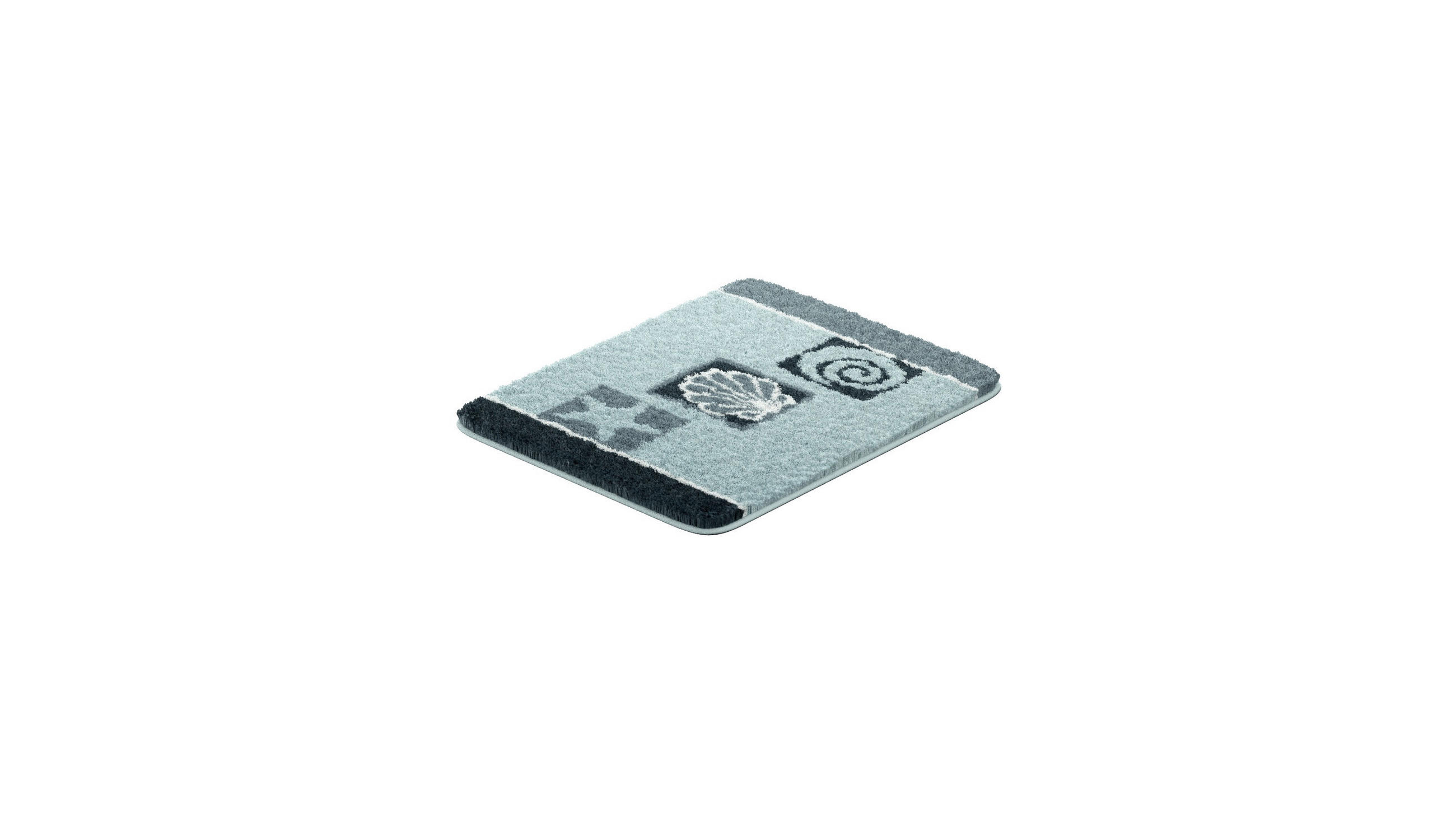 PŘEDLOŽKA K BIDETU, 40/50 cm - šedá, Basics, textil/plast (40/50cm) - Grund