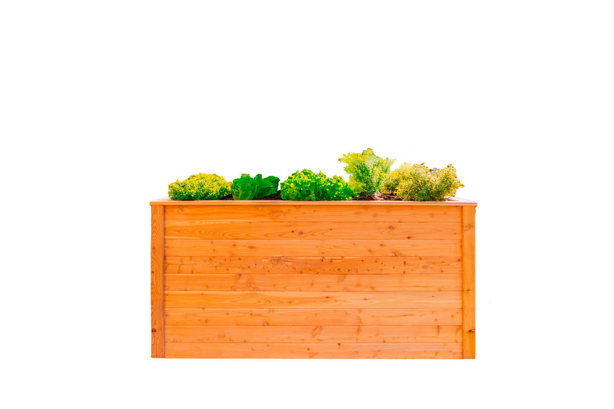 HOCHBEET 90/84/170 cm  - Lärchefarben, Basics, Holz (90/84/170cm)